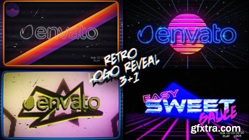 Videohive Retro Logo Reveal Pack Vol.2 19513192 Videohive Retro Logo Reveal Pack Vol.2 19513192