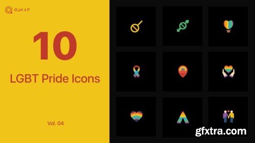 Videohive LGBT Icons Vol. 04 45116418 Videohive LGBT Icons Vol. 04 45116418