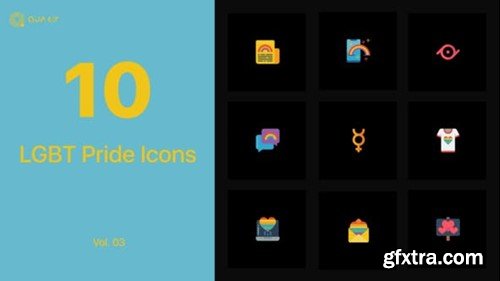Videohive LGBT Icons Vol. 03 45116316 Videohive LGBT Icons Vol. 03 45116316