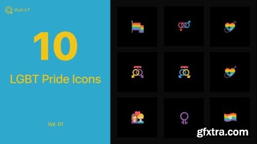 Videohive LGBT Icons Vol. 01 45116294 Videohive LGBT Icons Vol. 01 45116294