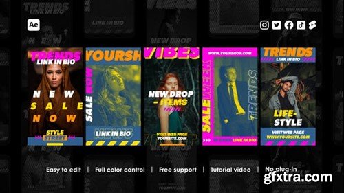 Videohive Abstract Instagram Stories 45163700 Videohive Abstract Instagram Stories 45163700