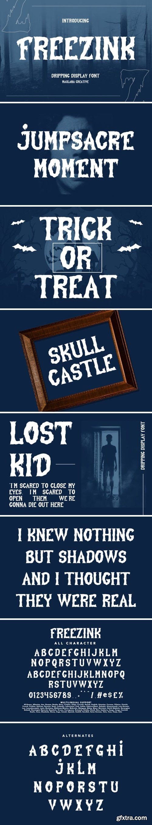 Freezink Font Freezink Font