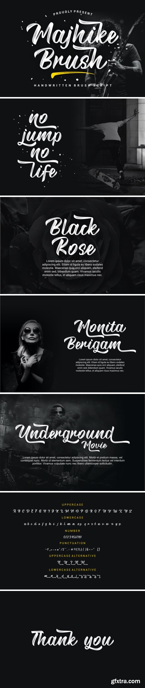 Majhike Brush Font Majhike Brush Font