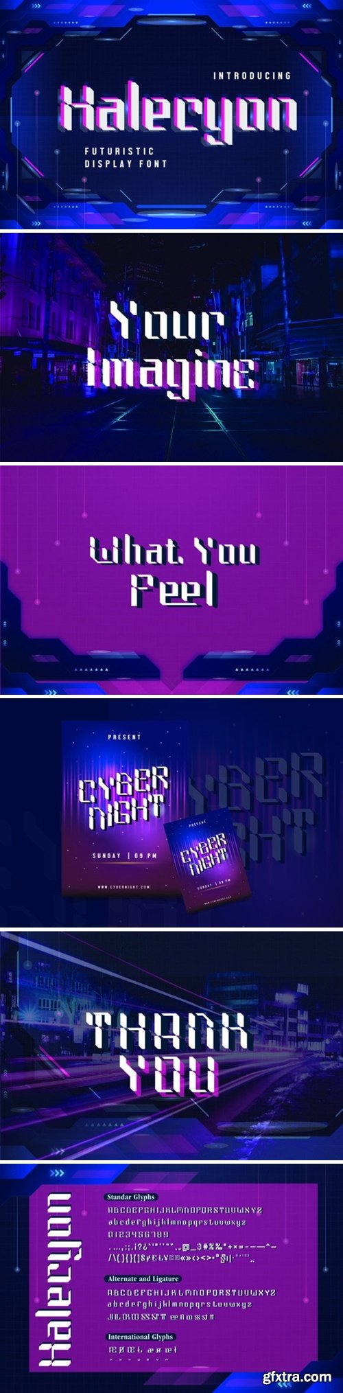 Halecyon Font