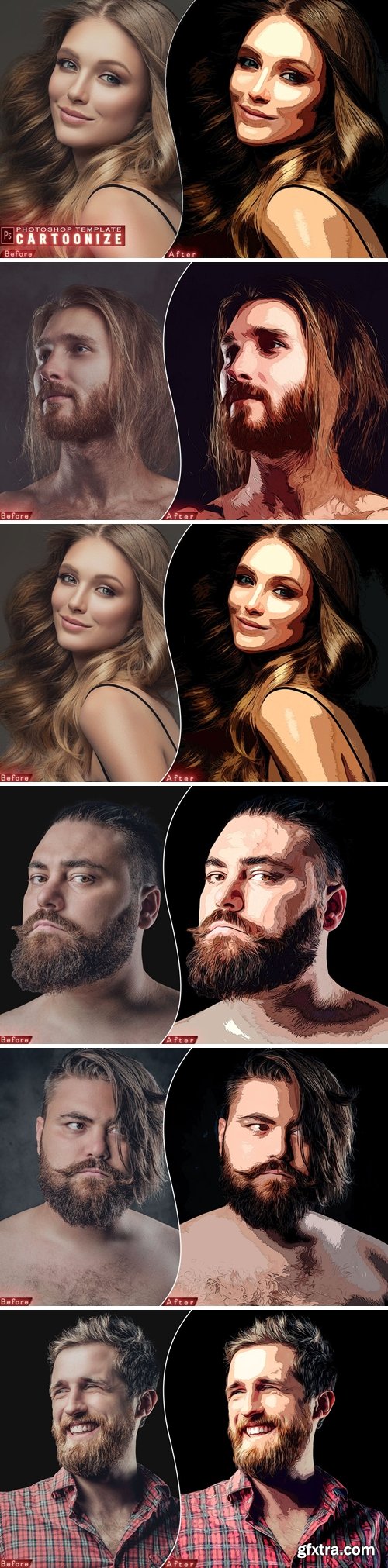 Cartoonize Photoshop Actions V2 9HXLXHF Cartoonize Photoshop Actions V2 9HXLXHF