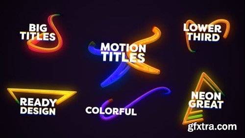 Videohive Neon Lower Thirds Big Titles 45193263 Videohive Neon Lower Thirds Big Titles 45193263