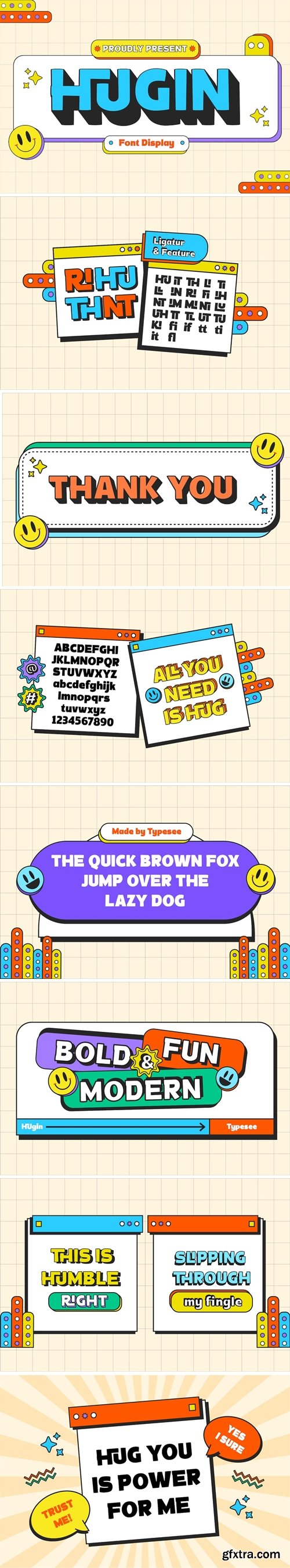 Hugin Display Font - MDL