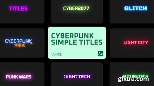 Videohive Cyberpunk Simple Titles 02 for After Effects 45211171 Videohive Cyberpunk Simple Titles 02 for After Effects 45211171