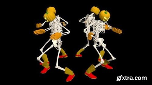 Videohive Halloween Skeleton 40405325