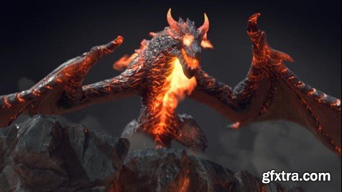 Videohive Dragon Fire Intro 31993701