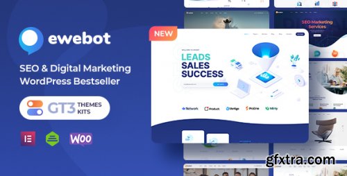 Themeforest - Ewebot - SEO Marketing Digital Agency 2.9.5 - Nulled