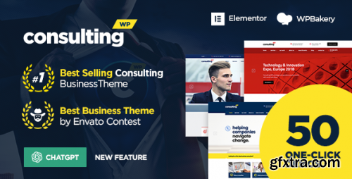 Themeforest - Consulting - Business, Finance WordPress Theme 6.5.0 - Nulled
