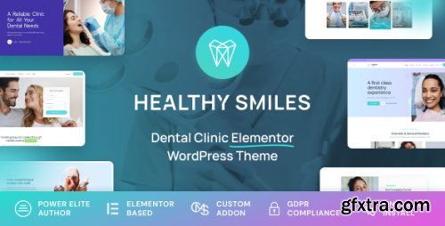 Themeforest - Healthy Smiles - Dental WordPress Theme 1.0.10 - Nulled