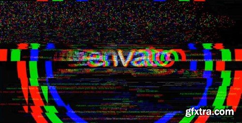 Videohive Circle Glitch Logo 20889912 Videohive Circle Glitch Logo 20889912