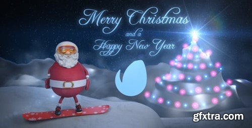 Videohive Santa - Christmas Snowboard 21073887