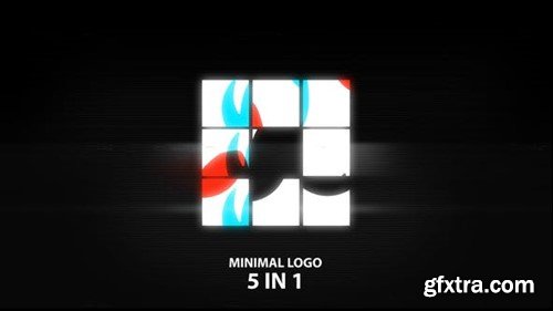 Videohive Minimal Logo 5 in 1 23714945