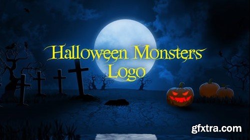 Videohive Halloween Monsters Logo 34167587 Videohive Halloween Monsters Logo 34167587
