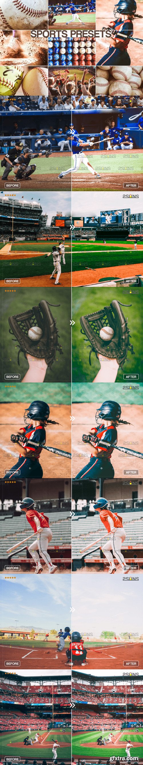 Sport Baseball Presets Basketball Filter