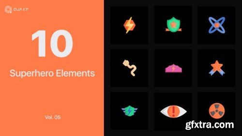 Videohive Superhero Icons Vol. 05 45244879 Videohive Superhero Icons Vol. 05 45244879