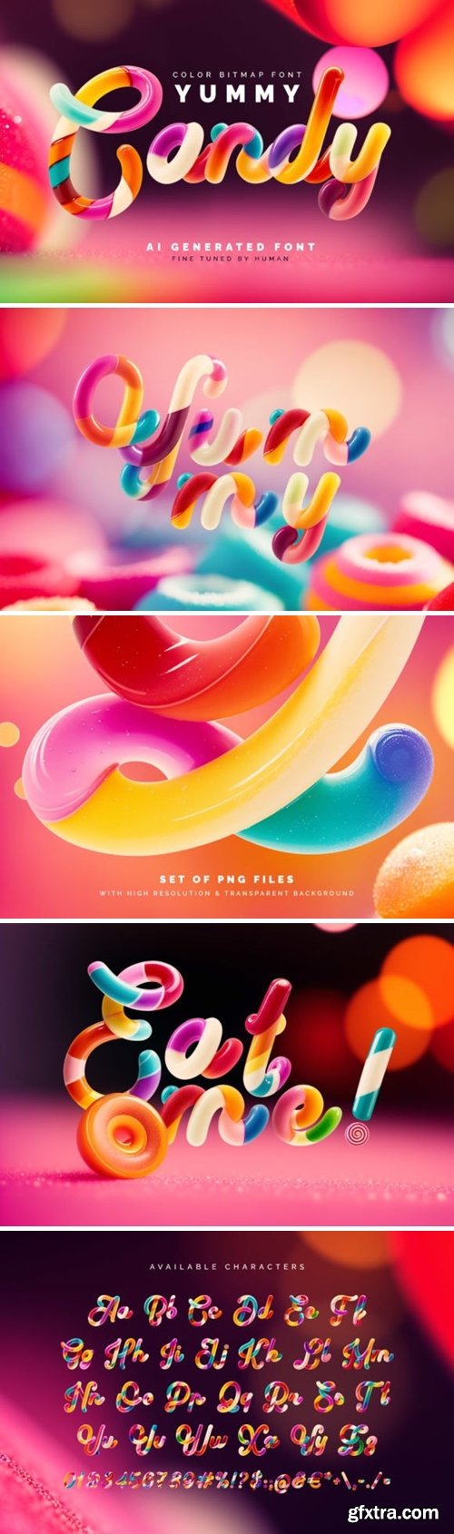 Yummy Candy Font Yummy Candy Font