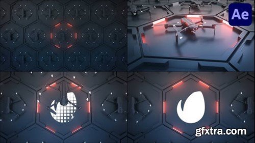 Videohive Drone Logo for After Effects 45239645 Videohive Drone Logo for After Effects 45239645