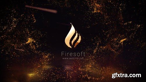 Videohive Gold Particles Logo 45348818