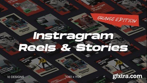 Videohive Grunge Instagram Reels & Stories 45319160
