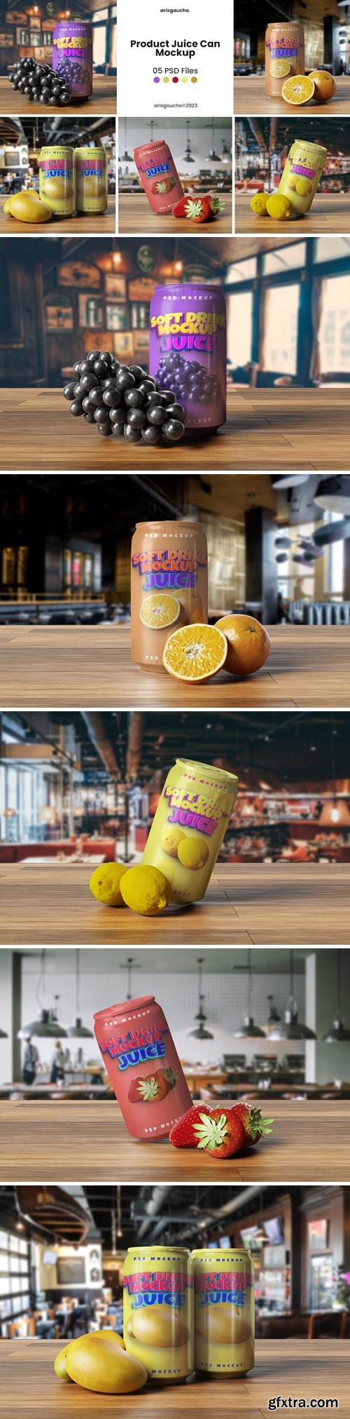 Product Juice Can Mockup X6LS7HP Product Juice Can Mockup X6LS7HP