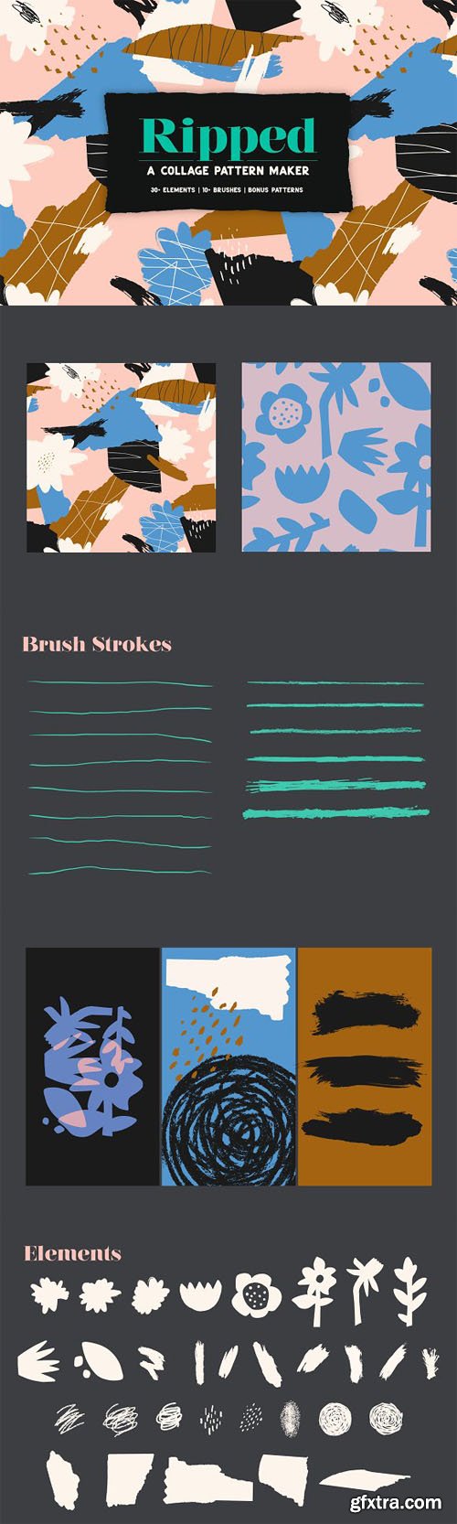 Ripped - A Collage Pattern Maker Ripped - A Collage Pattern Maker