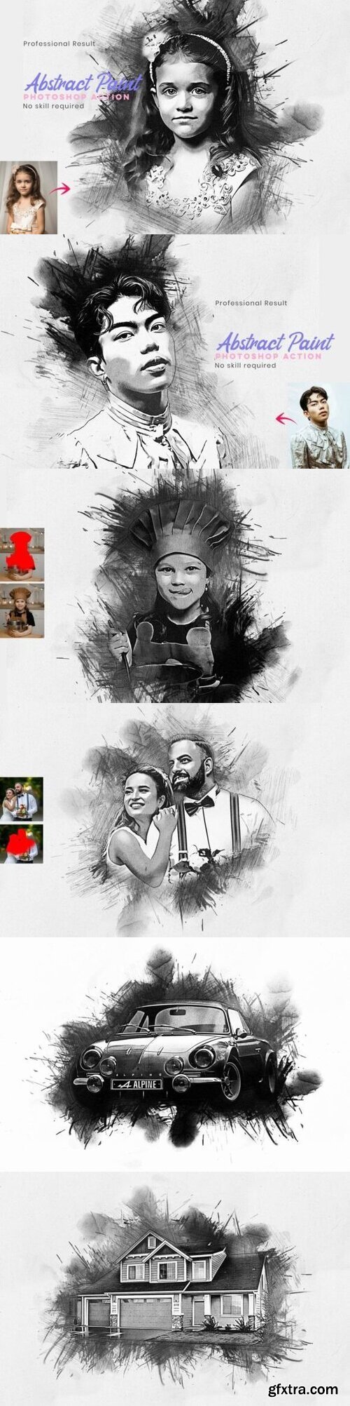 Charcoal Drawing Photoshop Action