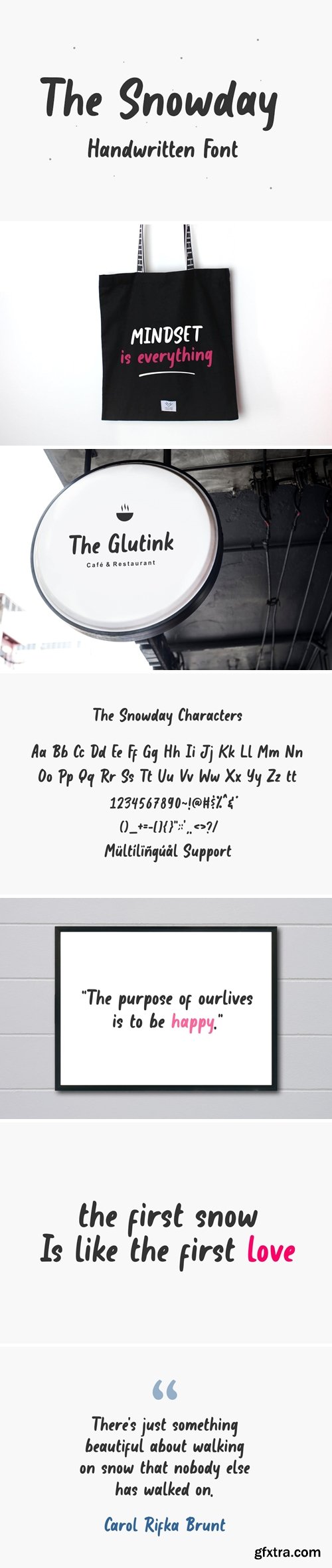 The Snowday Font