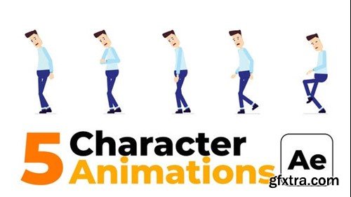 Videohive Character Animation - Sad Walk 45403520