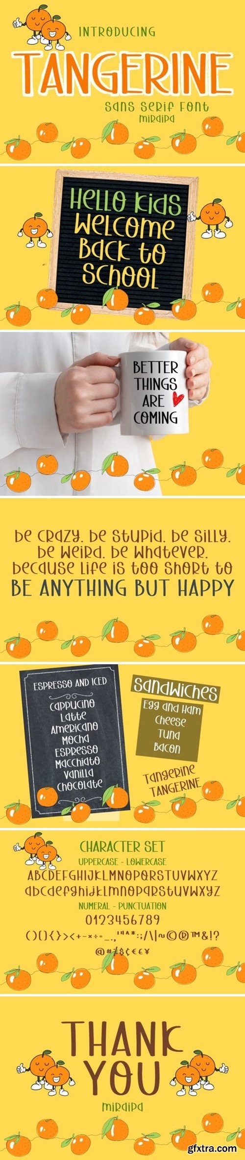 Tangerine Font » GFxtra