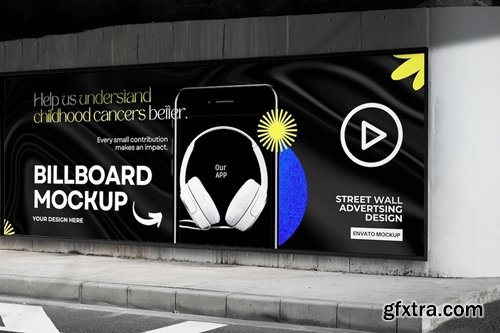 VIdeo Wall Billboard Mockup 4XK9X99 VIdeo Wall Billboard Mockup 4XK9X99