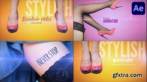 Videohive Boudoir Titles for After Effects 45420683