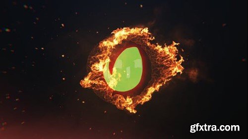 Videohive Fire Logo Reveal 45358467