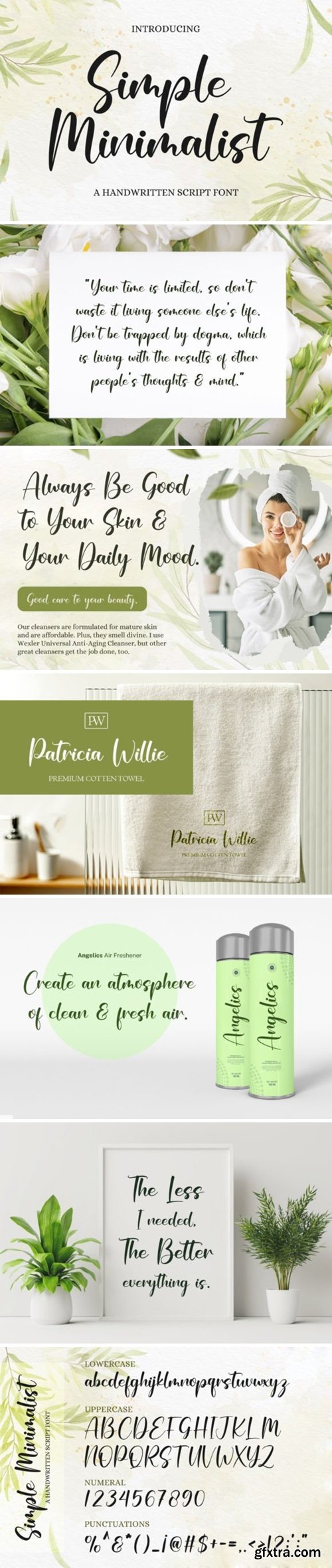 Simple Minimalist Font