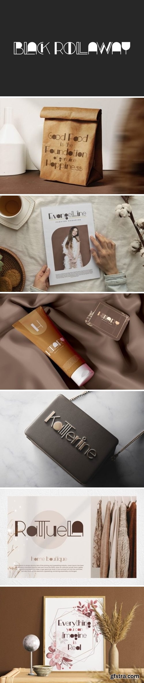 Black Rollaway Font Black Rollaway Font