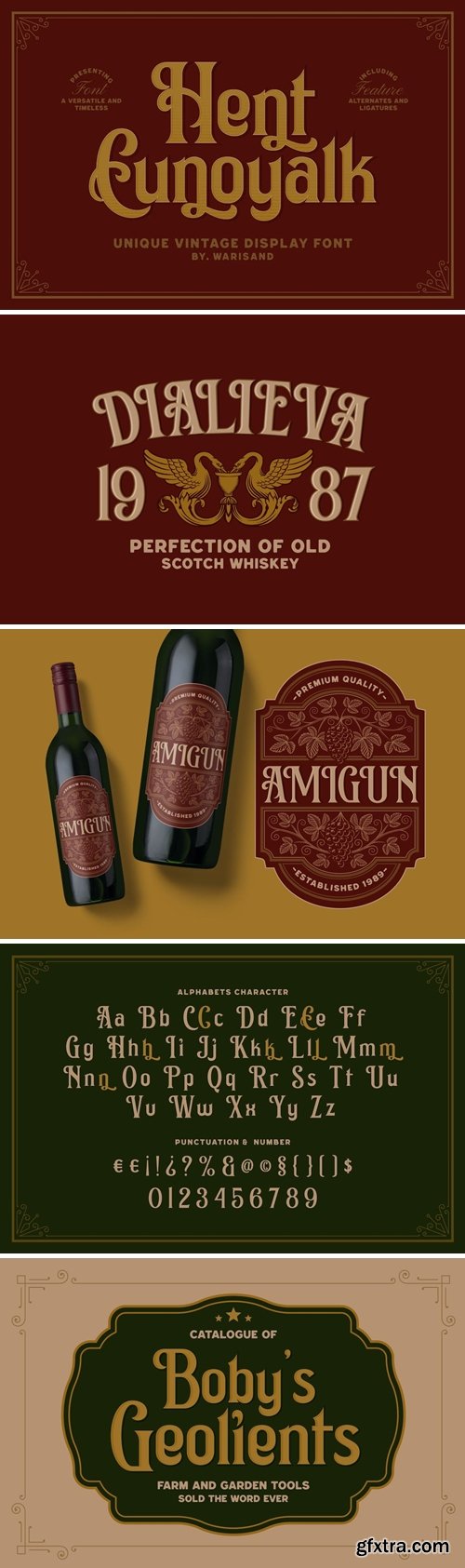 Hent Eunoyalk - Vintage Font
