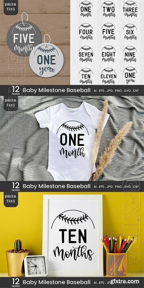 12 baby lettering bundle design elements