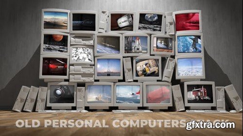 Videohive Old Personal Computers Stack 24117296
