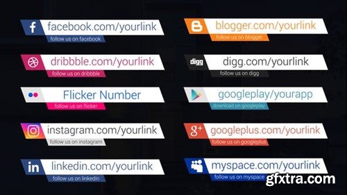 Videohive Social Media Lower Thirds 45457403