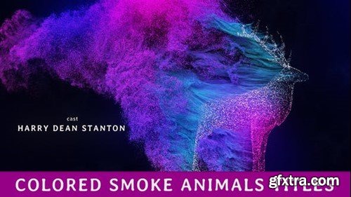 Videohive Colored Smoke Animals Titles 45381625