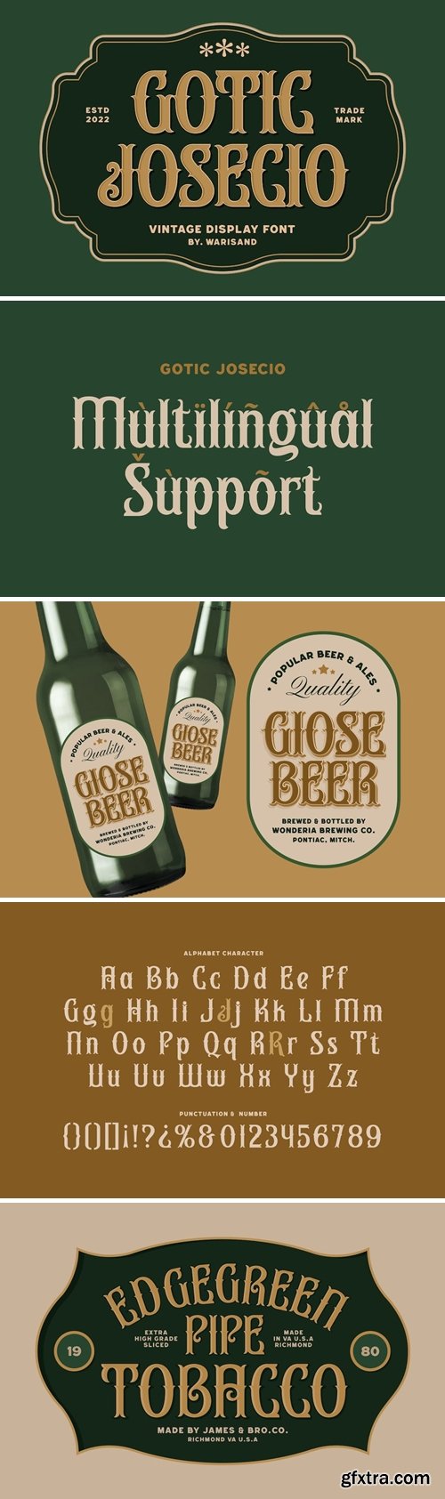 Gotic Josecio - Vintage Font