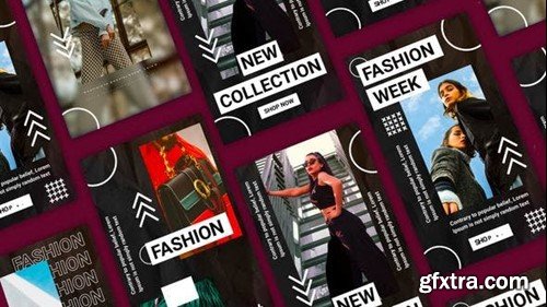 Videohive Fashion Week Instagram Story After Effects Template 45479343