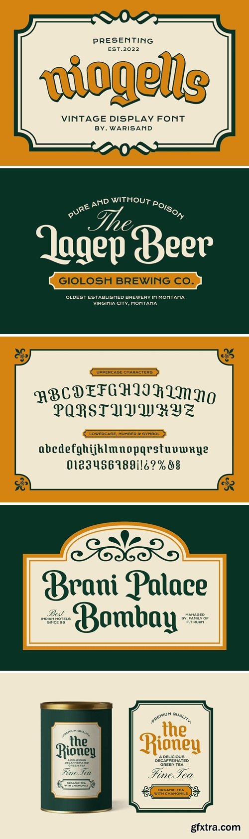 Niogells - Vintage Font