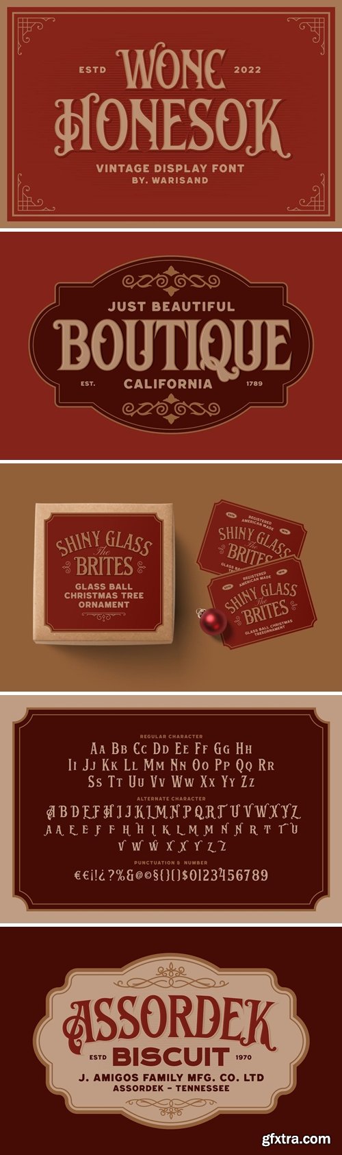Wonc Honesok - Vintage Font
