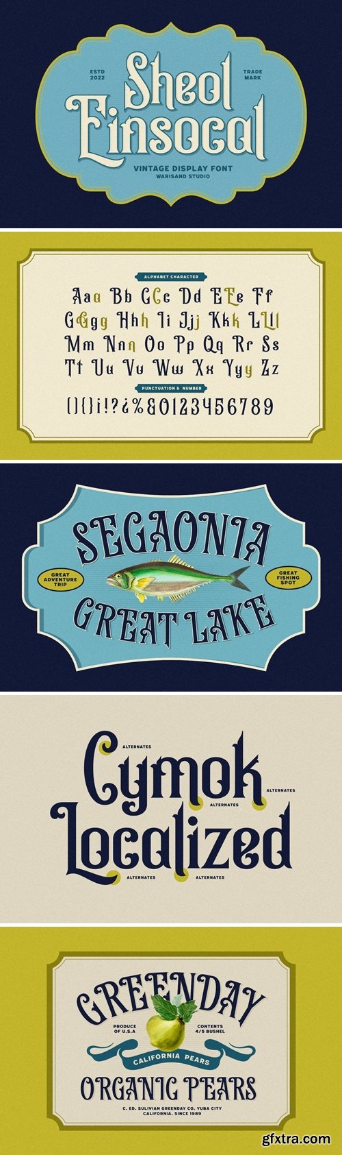 Sheol Einsocal - Vintage Font