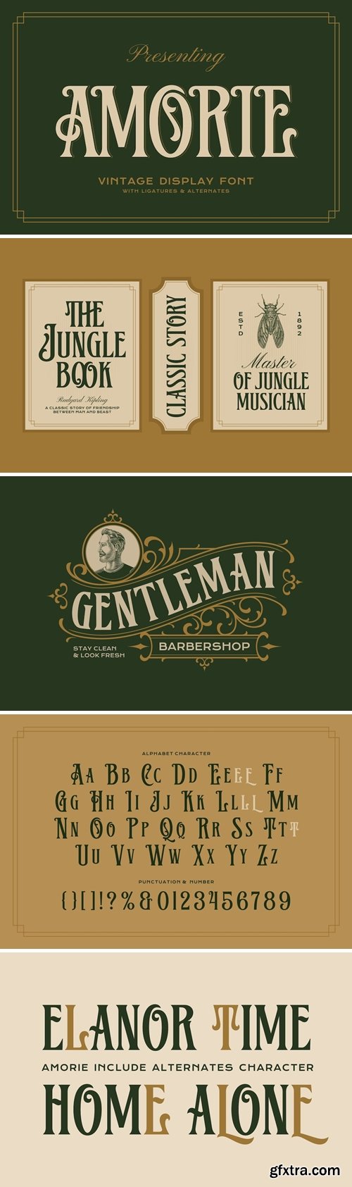 Amorie - Vintage Font
