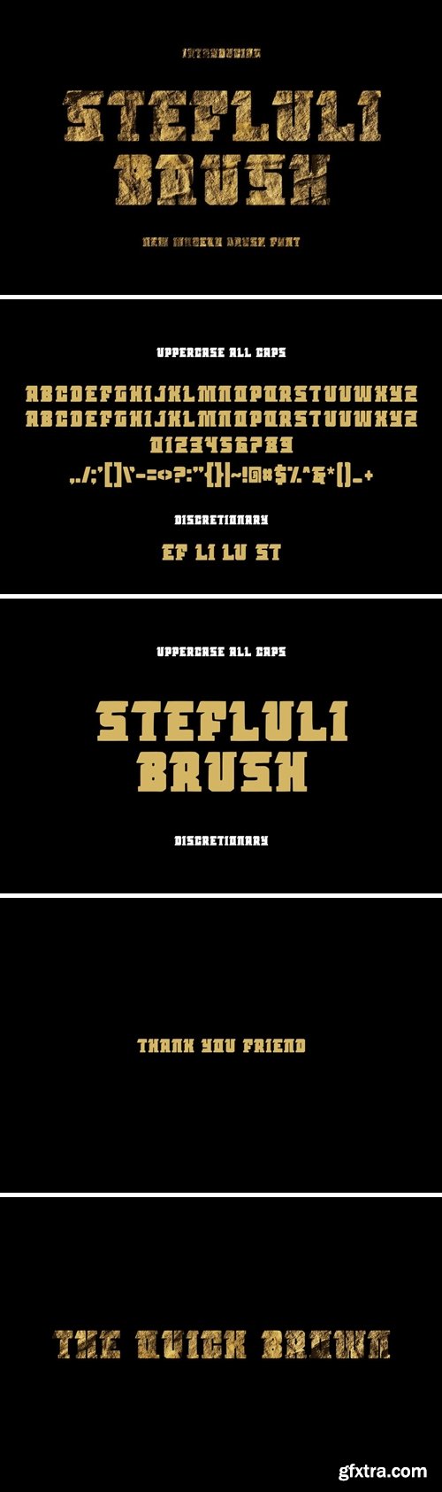 StefluliBrush font